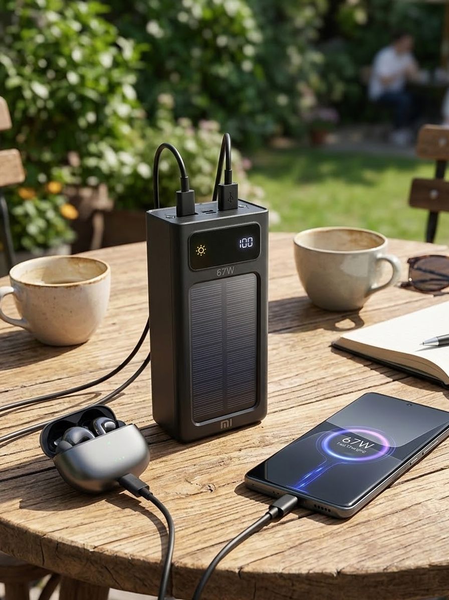 xiaomi 30000 mAh 67 wat solaire