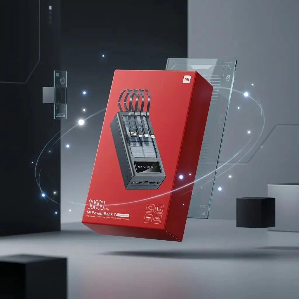 xiaomi 30000 mAh 67 wat solaire